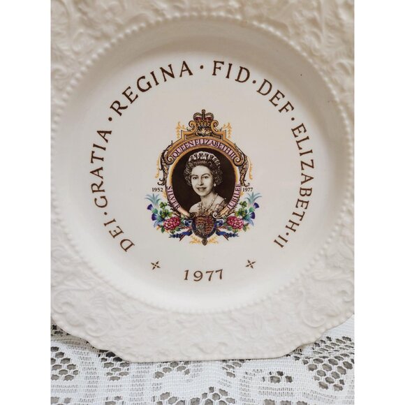 Lord Nelson Silver Jubilee Plate – 8.5” Square Embossed Commemorative Dish - Picture 3 of 10